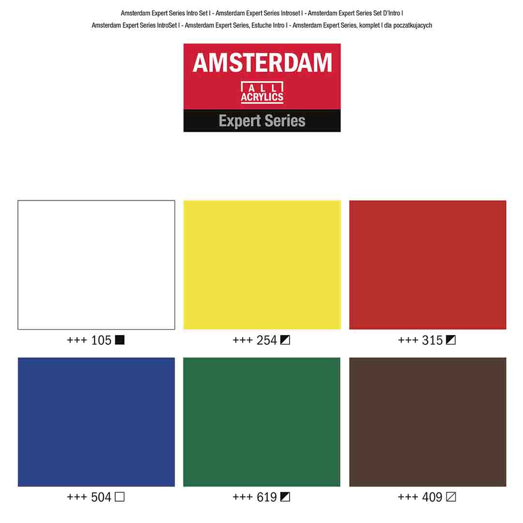 الوان اكرليك 6 لون 20مل EXPERT AMSTERDAM