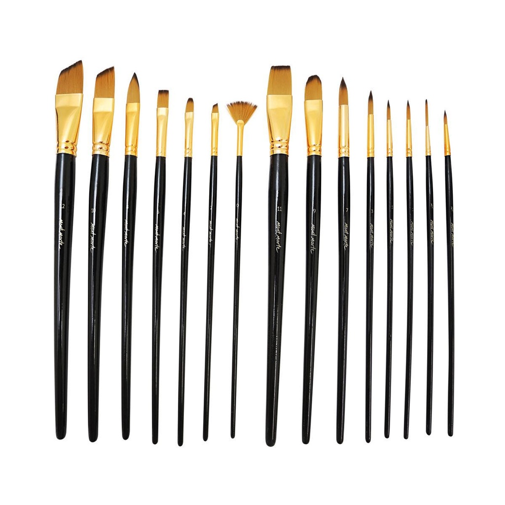 MM Studio Brush Set in Easel Wallet 15pc