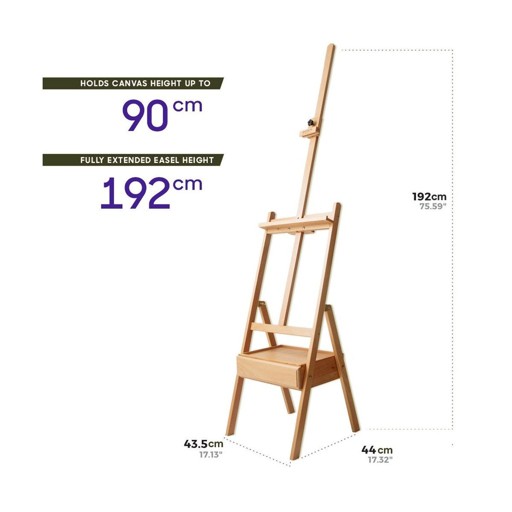 MM Box Floor Easel - Beech