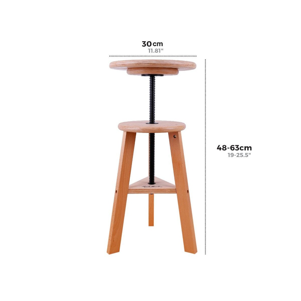 MM Beech Easel Stool