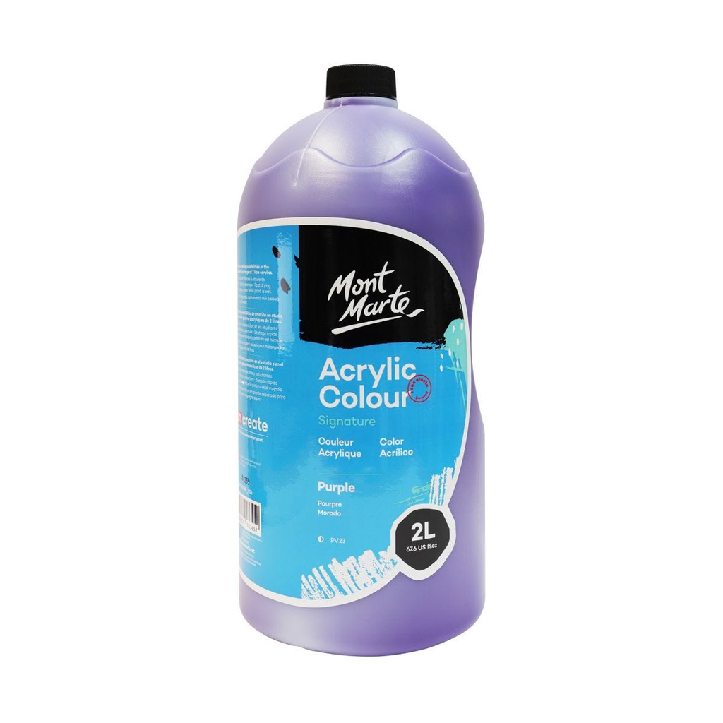 M.M. Studio School Acrylic 2L Pump- Purple