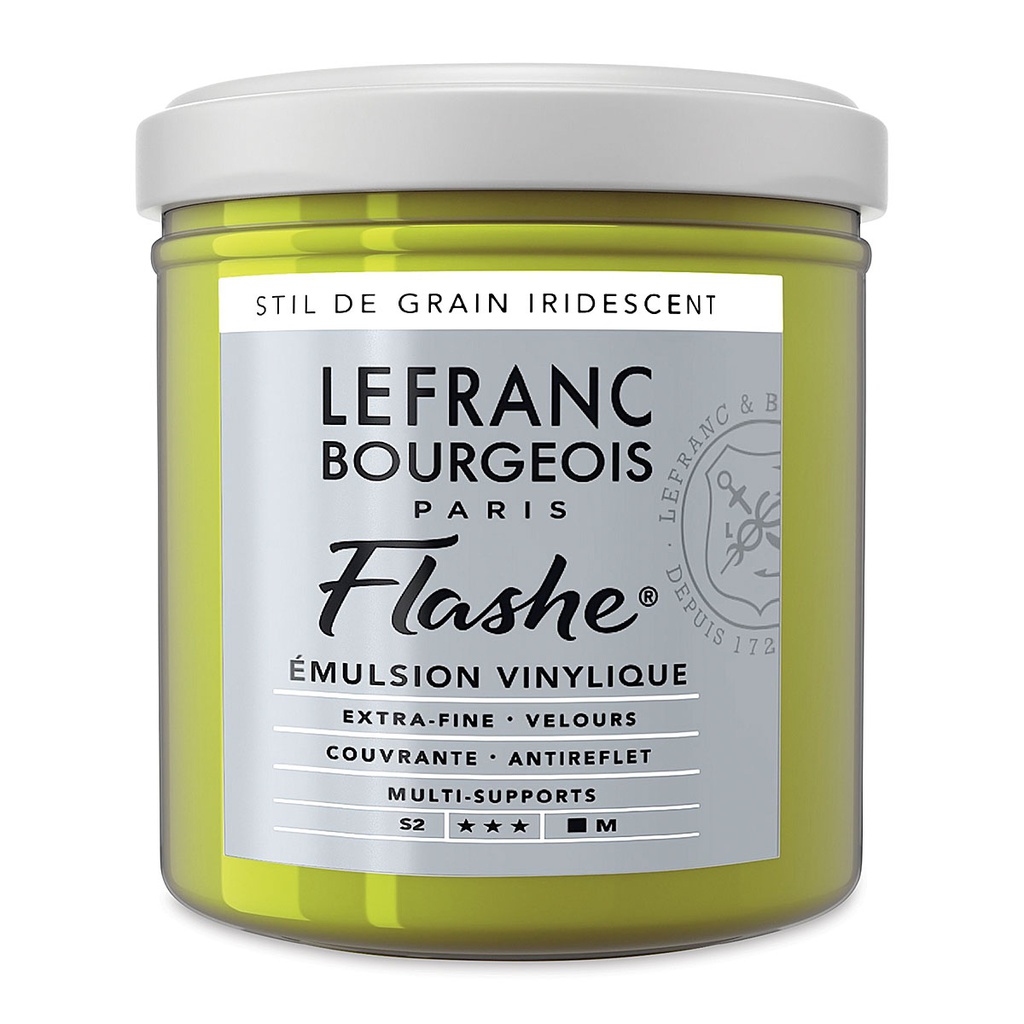 LB FLASHE ACRYLIC 125ML JAR STIL DE GRAIN GREEN IRIDESCENT