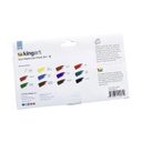 12 KINGART 12 ml WATERCOLOR PAINT SET