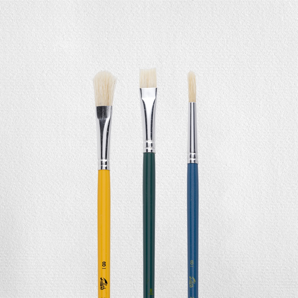 Talens Oil And Acrylic Brushes Set Series 220/221/222-8