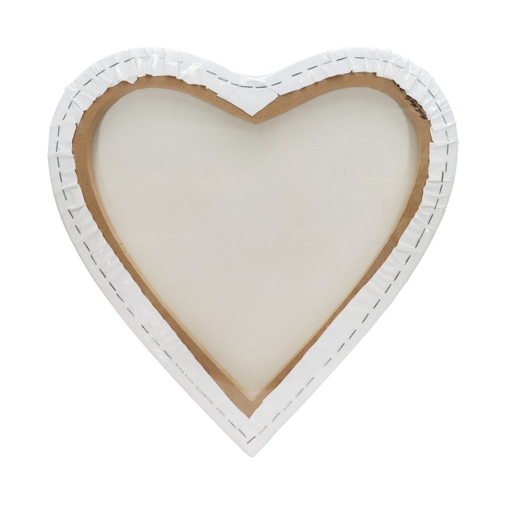 MONT-MARTE Canvas Heart Shaped 40x40cm