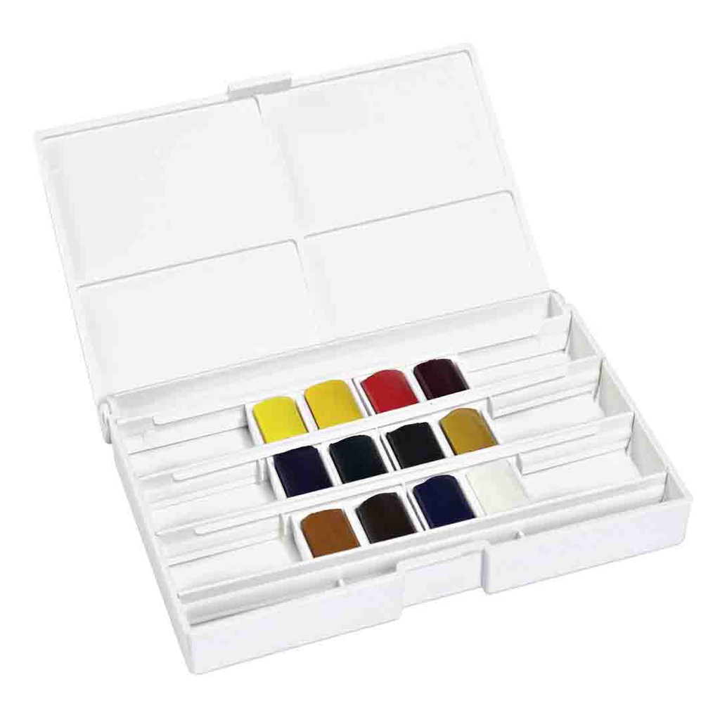 LB FINE WATERCOLOUR PLASTIC BOX SET OF 12 HPA