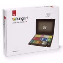 72 KINGART ARTIST SOFT PASTEL SET IN WOOD BOX