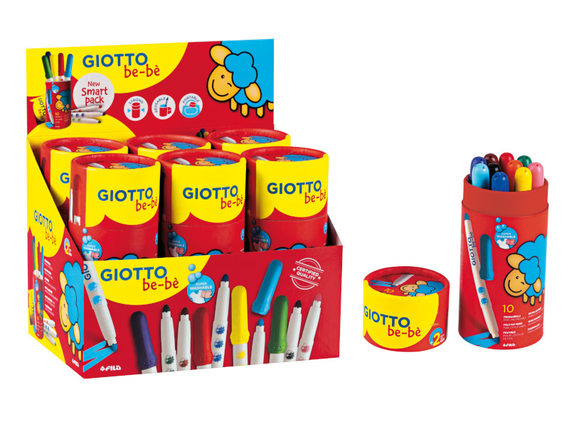 POT GIOTTO BEBE 10 JMBO FIBRE PENS