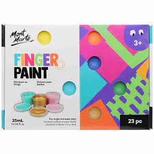 MM Finger Paint Set 23pc x 35ml