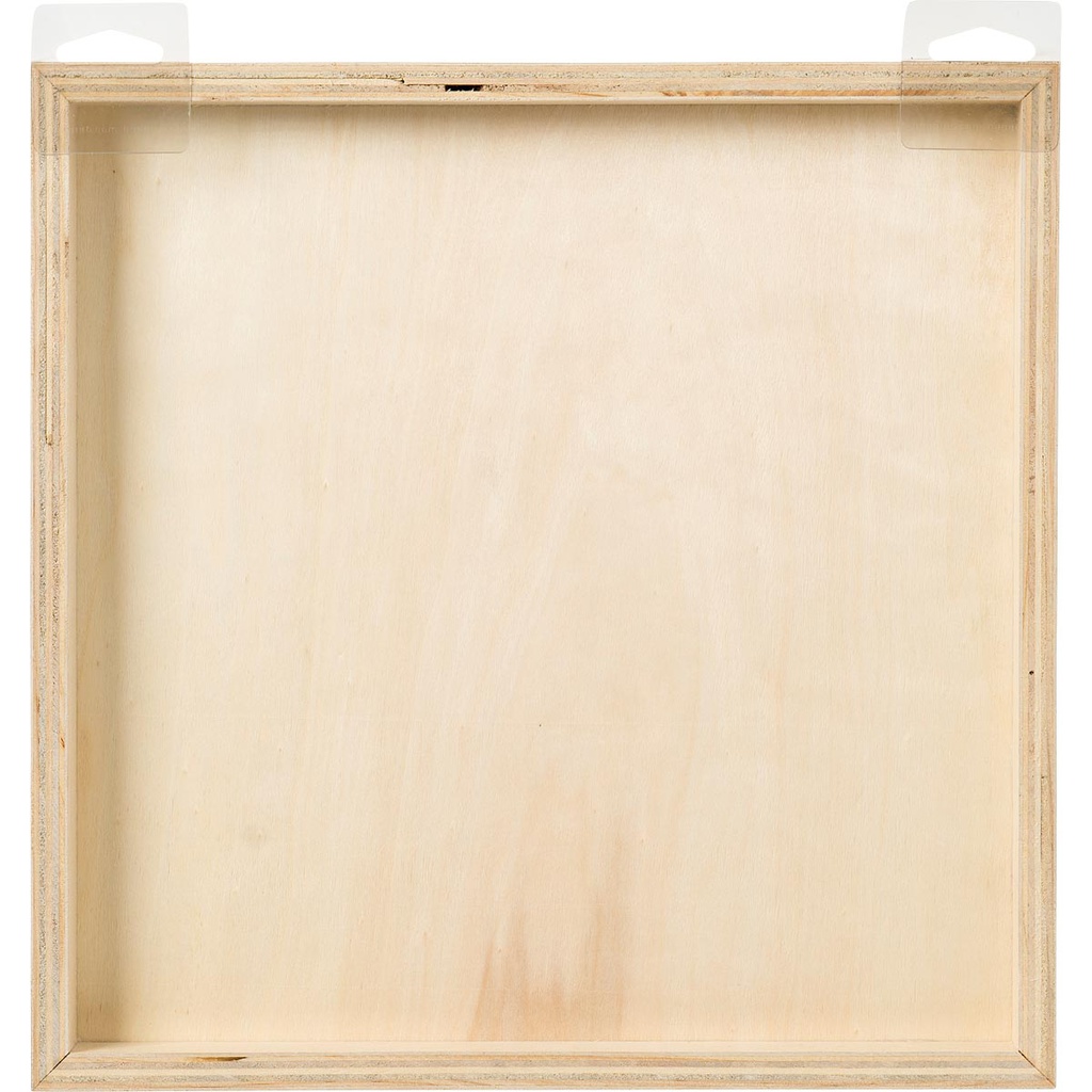 Plaid  Wood Surfaces  Square Panel, 12&quot; x 12