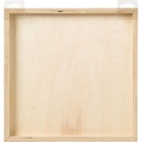 Plaid  Wood Surfaces  Square Panel, 12&quot; x 12