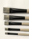 Dynasty Black Steel Synthetic Brush - Wave Size 4