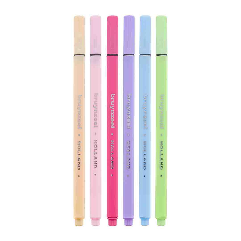 bruynzeel FINELINER PASTEL 6