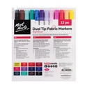 MONT-MARTE Fabric Markers 12pc