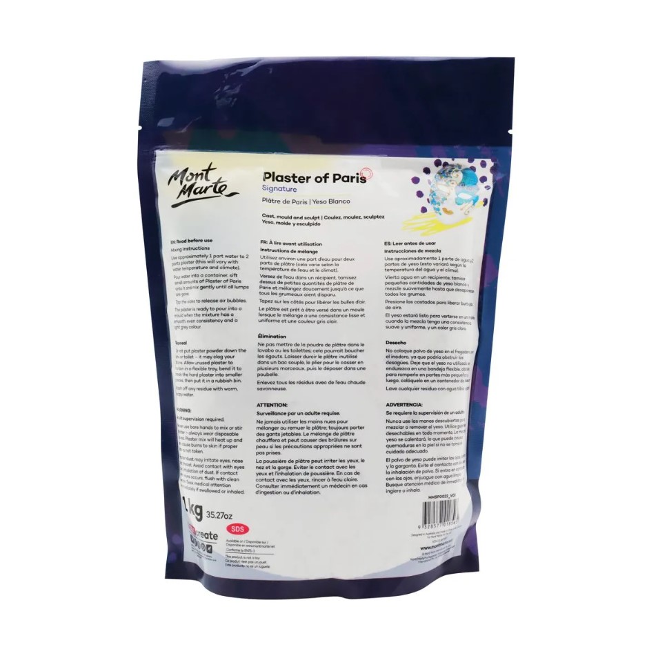 MM Plaster of Paris 1Kg