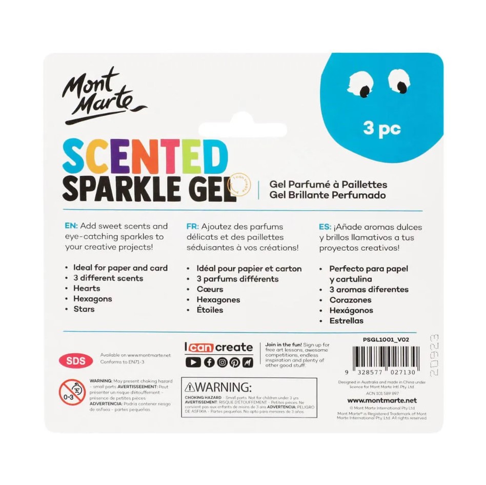 MONT-MARTE scented sparkle gel