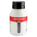 الوان اكريلك ماركة امستردام الهولندية عالية الجودة والمعان والتماسك 1000مل TITANIUM WHITE