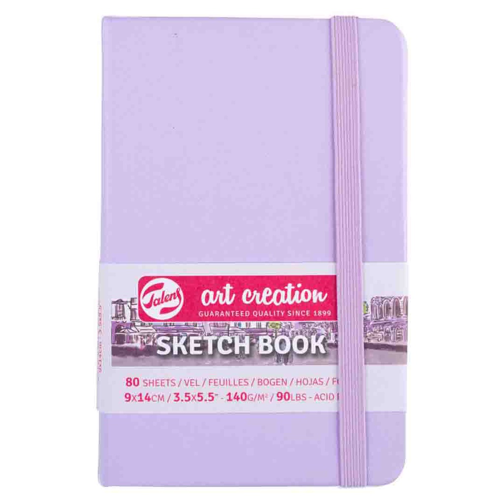 Art Creation sketch book black P.VIOL.9X14 140G 