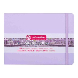 [9314135M] Art Creation sketch book black P.VIOL.21X15 140G 
