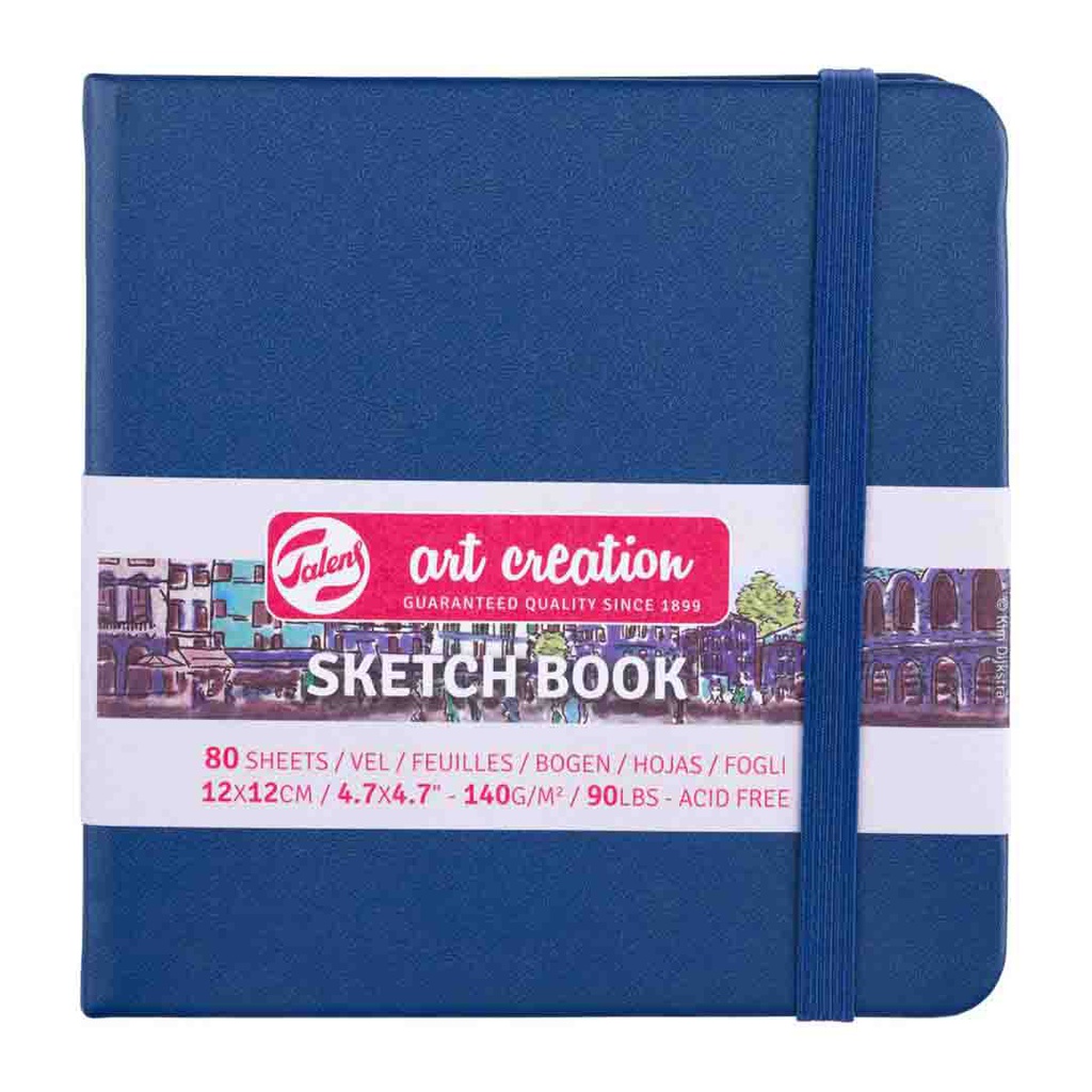 Art Creation sketch book black NVY.BL.12X12 140G 