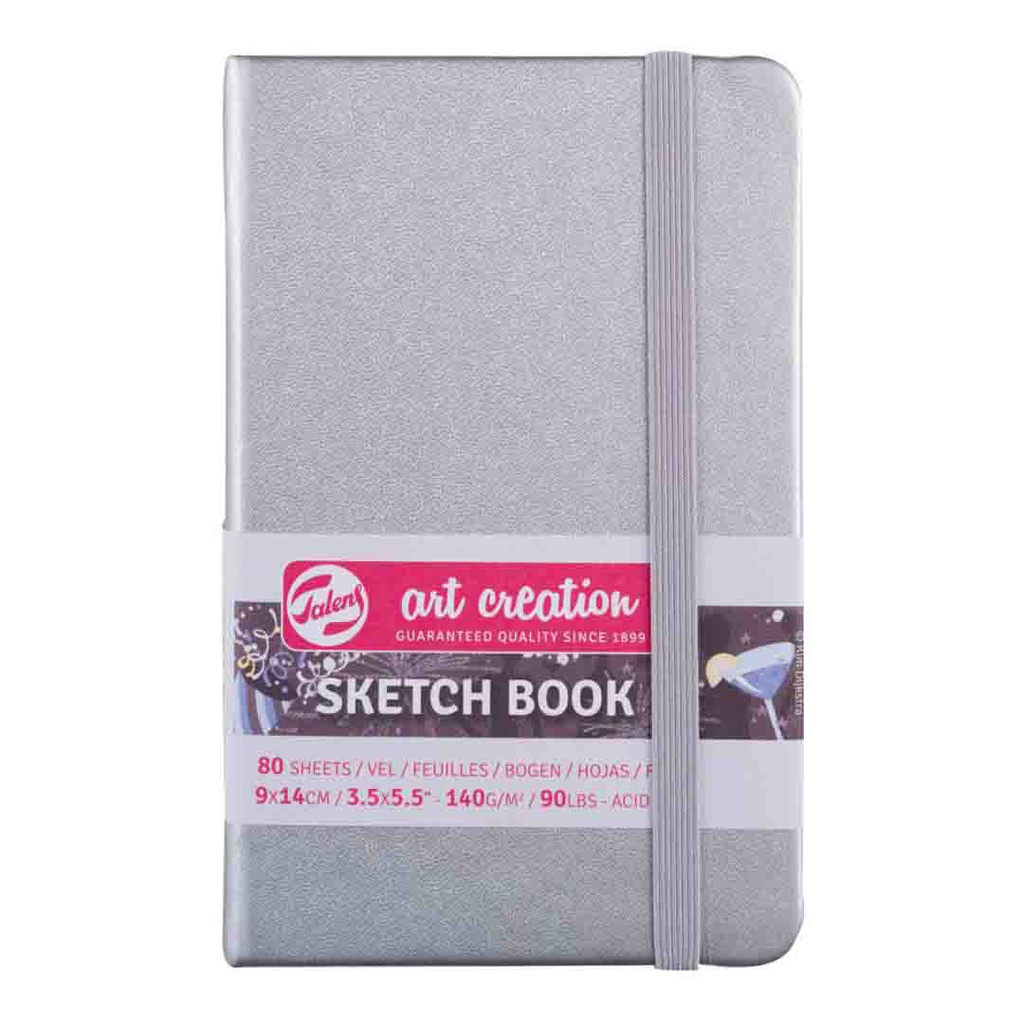 Art Creation sketch book black S.SLVR.9X14 140G 