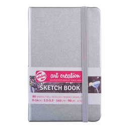 [9314041M] Art Creation sketch book black S.SLVR.9X14 140G 