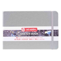 [9314045M] Art Creation sketch book black S.SLVR.21X15 140G 