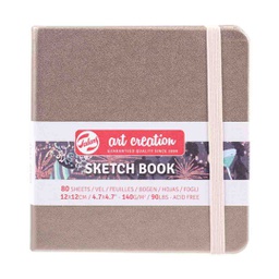 [9314244M] Art Creation sketch book black P.CHMP.12X12 140G 