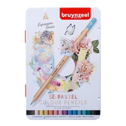 [60312112] Bruynzeel pastel color pencil  set 12