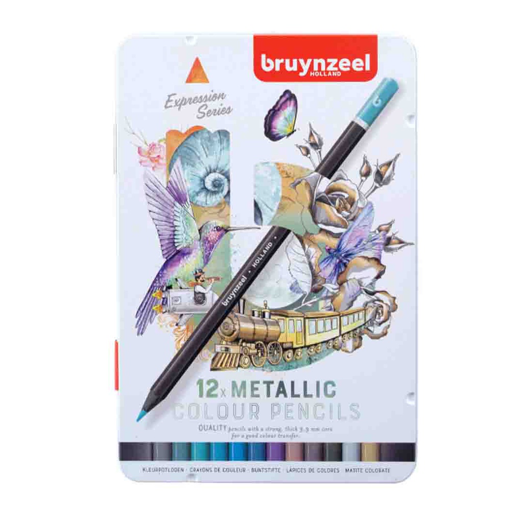 Bruynzeel  color pencil metalic  12 