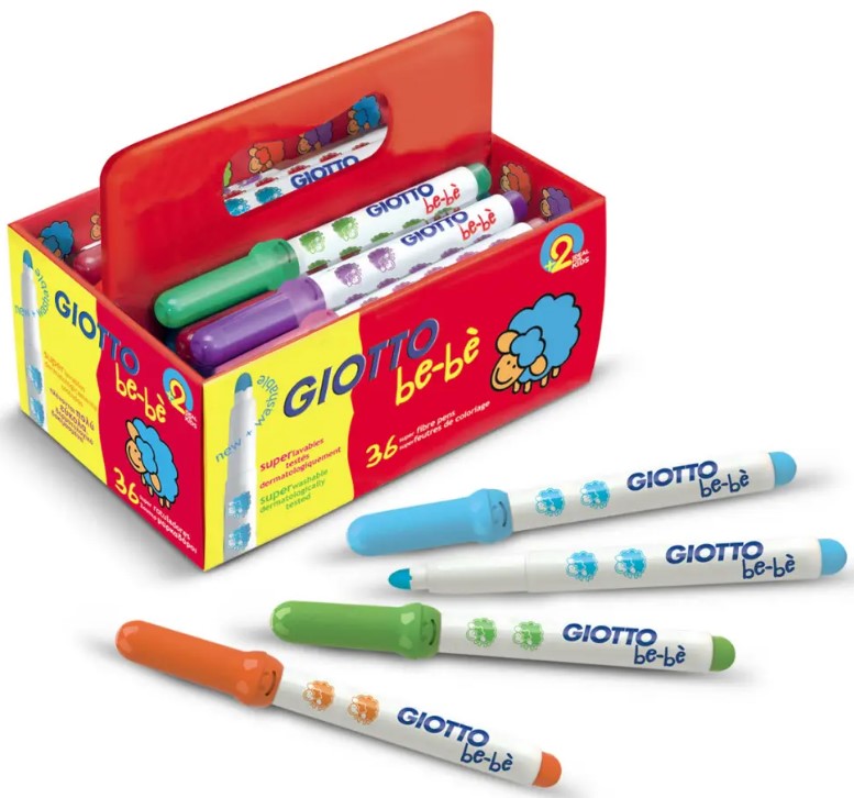 SPACK 36 SUPER FIBREPENS GIOTTO BEBE N