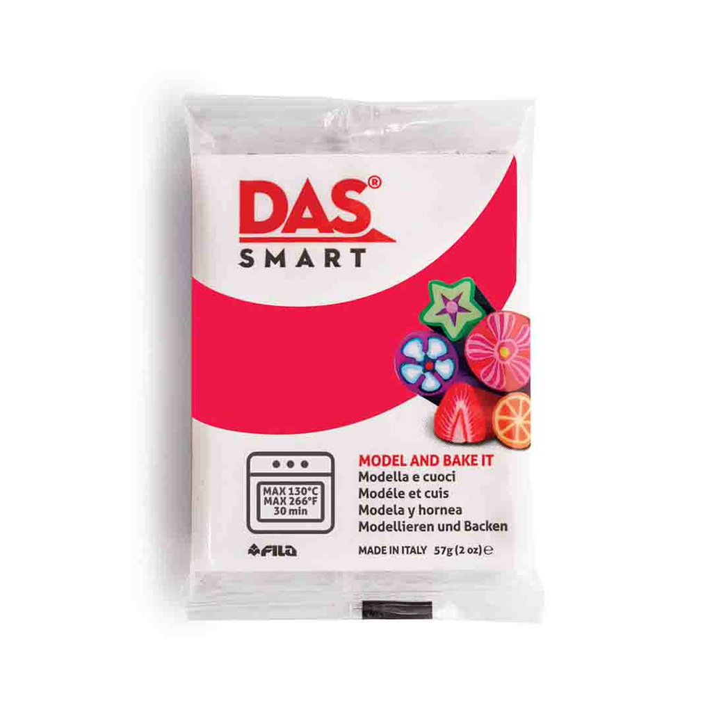 DAS Smart Polymer Clay - Carmine Red, 2 oz