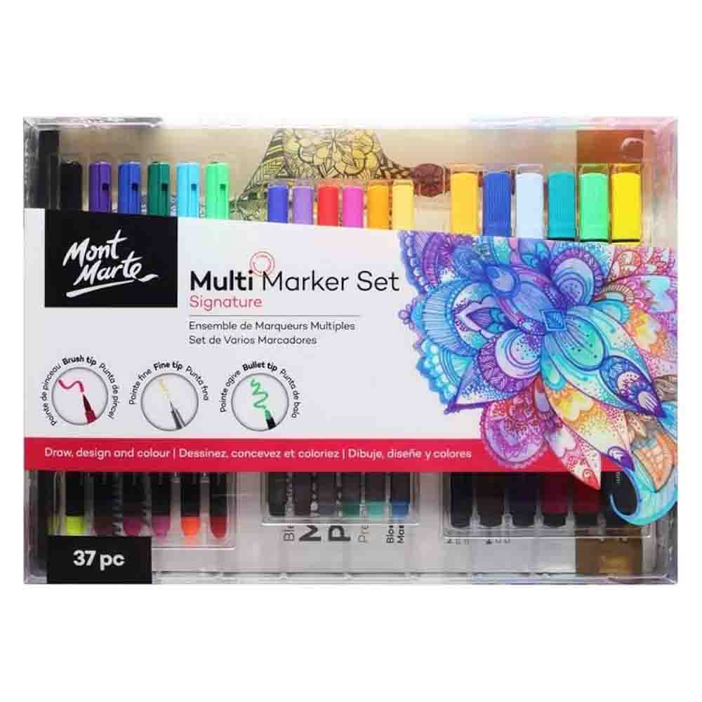 Mont Marte Multi Marker Set 37pc