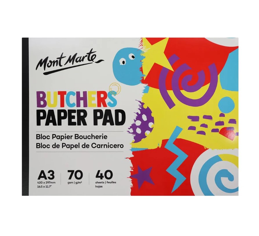 Mont Marte Butchers Paper Pad A3 40 Sheets