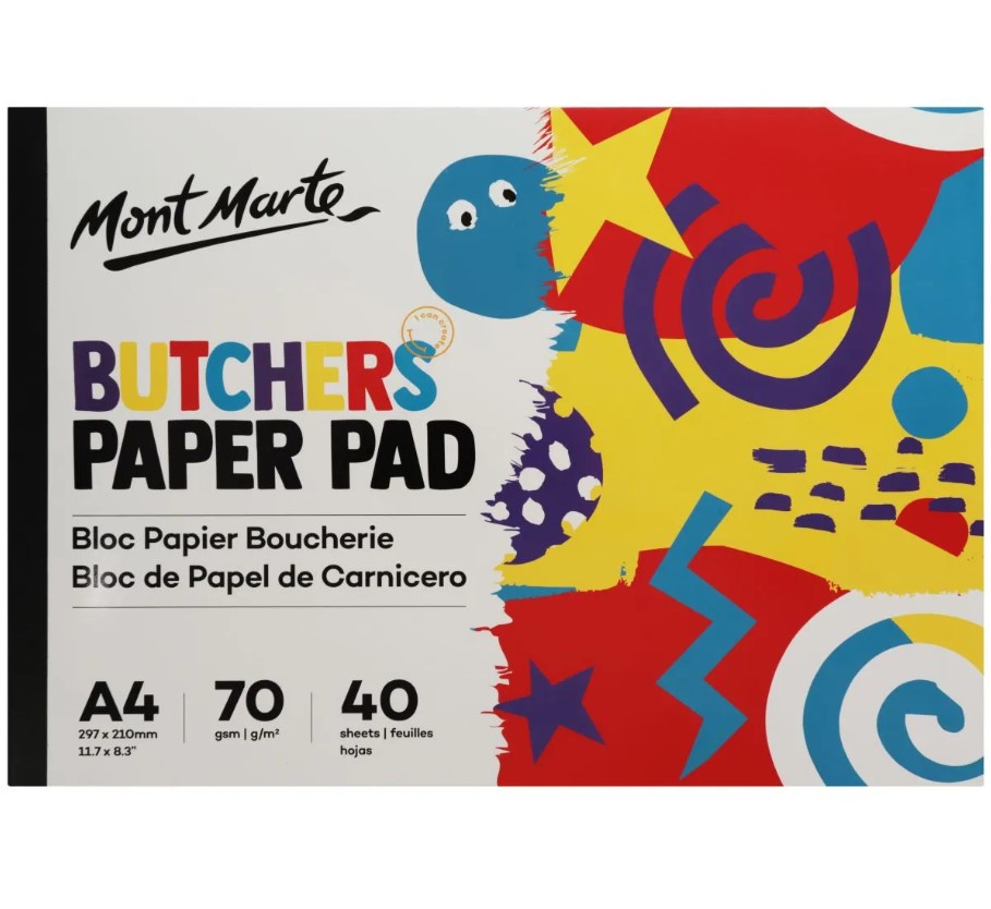 Mont Marte Butchers Paper Pad A4 40 Sheets