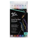 Mont Marte Dot Markers Dual Tip Metallic 6pc