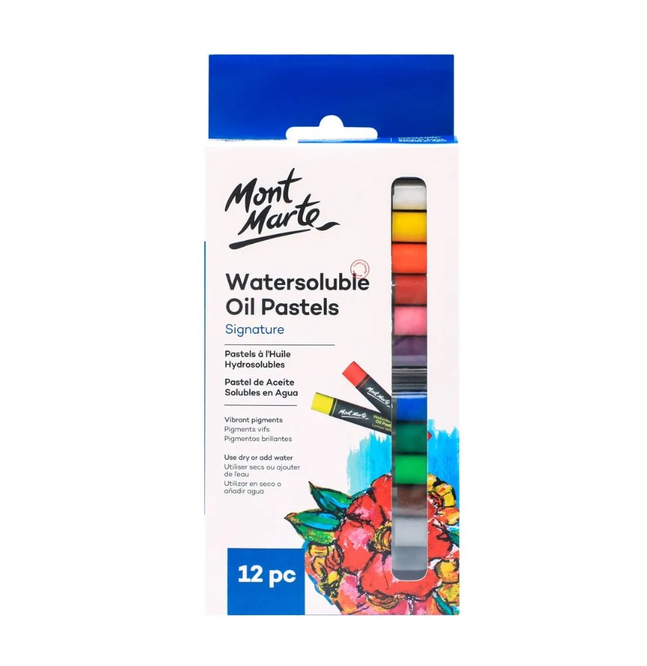 Mont Marte Watersoluble Oil Pastels 12pc