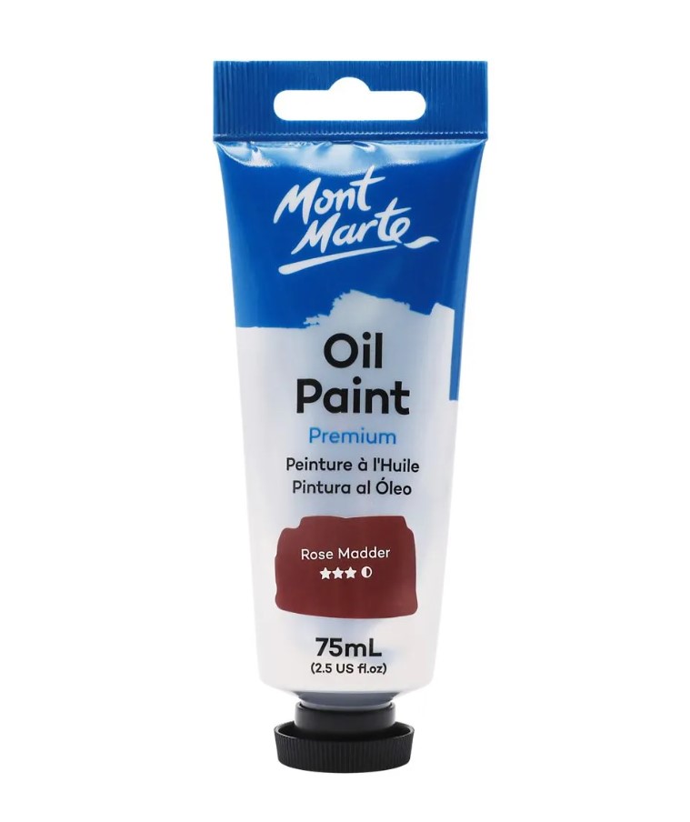 Mont Marte Oil Paint 75ml - Rose Madder