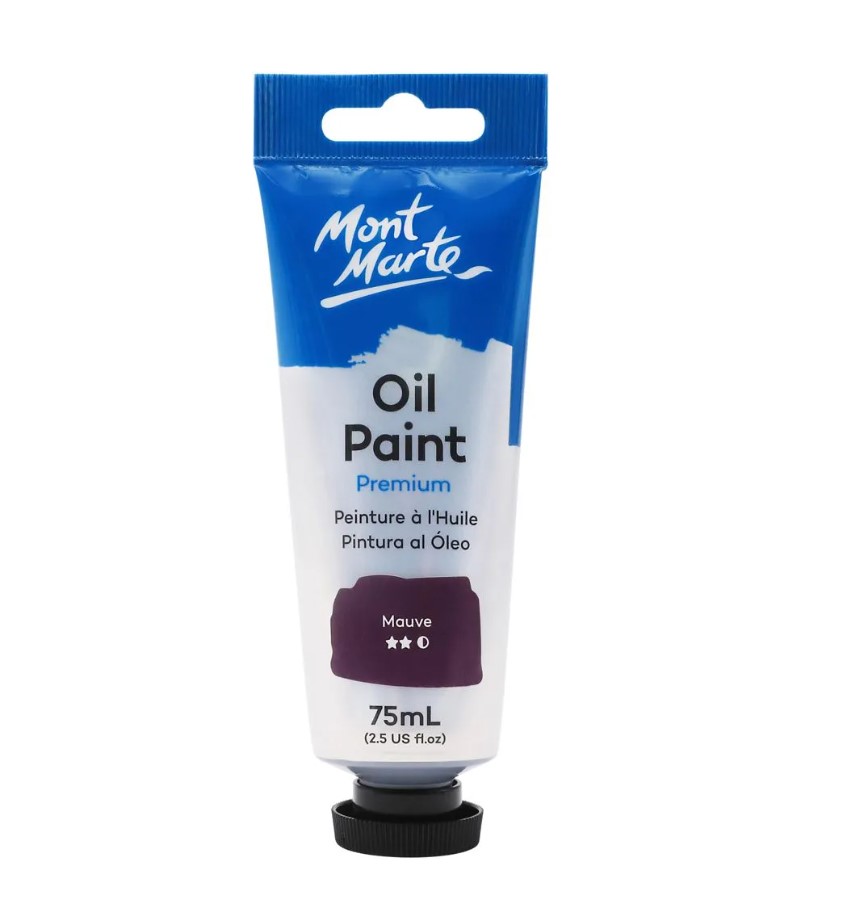 Mont Marte Oil Paint 75ml - Mauve