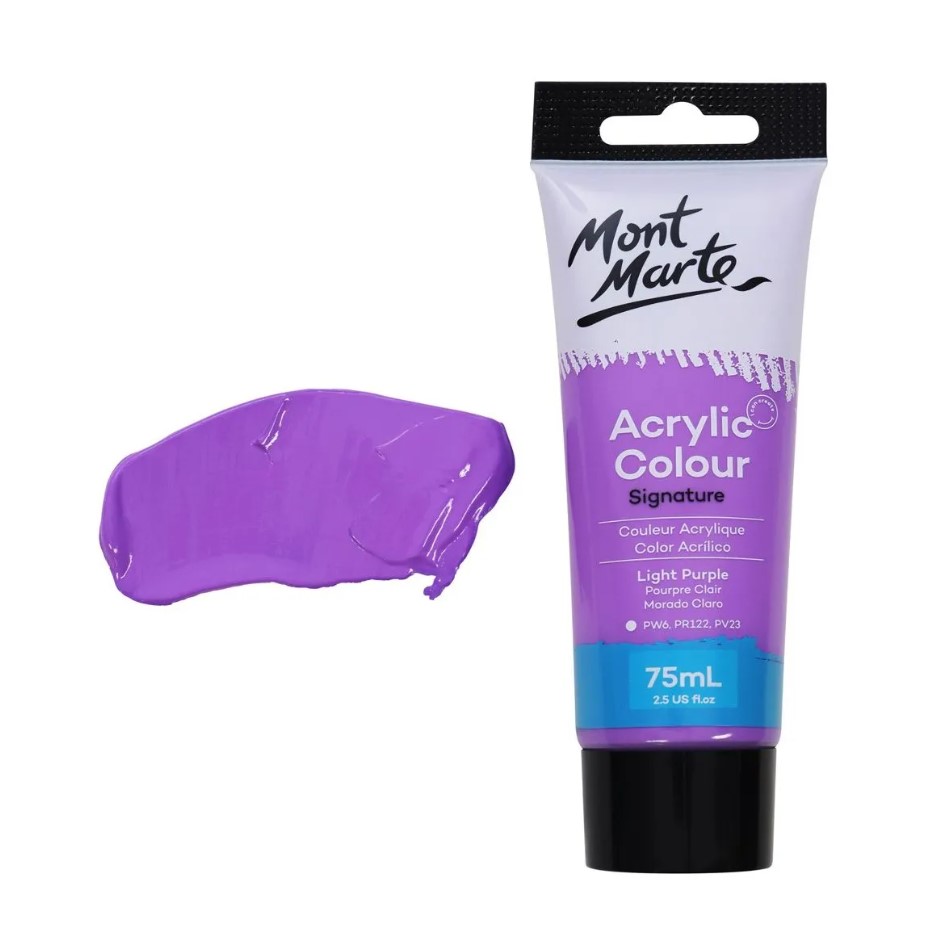 Mont Marte Studio Acrylic Paint 75ml - Light Purple