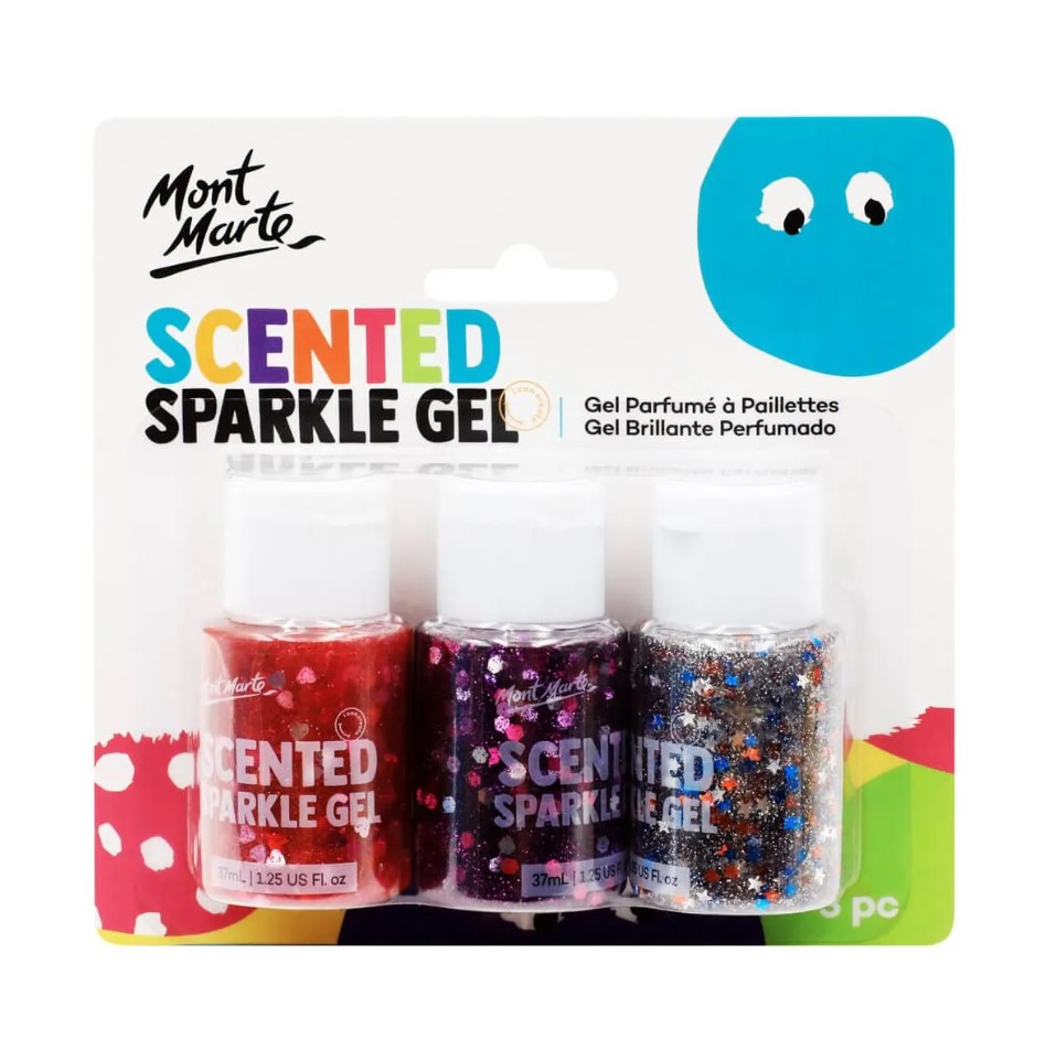 Mont Marte scented sparkle gel