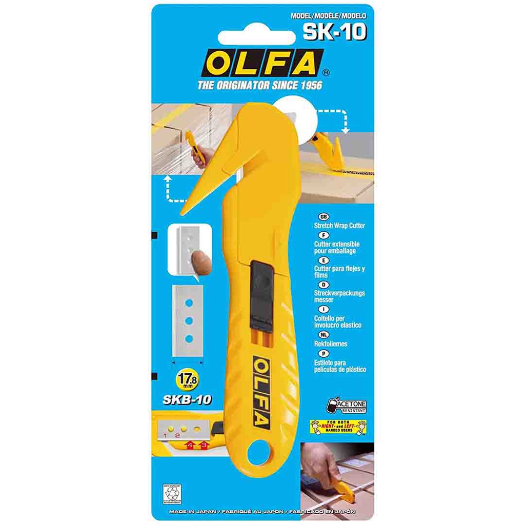Olfa OLF/SK10 Concealed Blade Shrink Wrap and Box Cutter