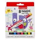 Bruynzeel felt tips magic set 8