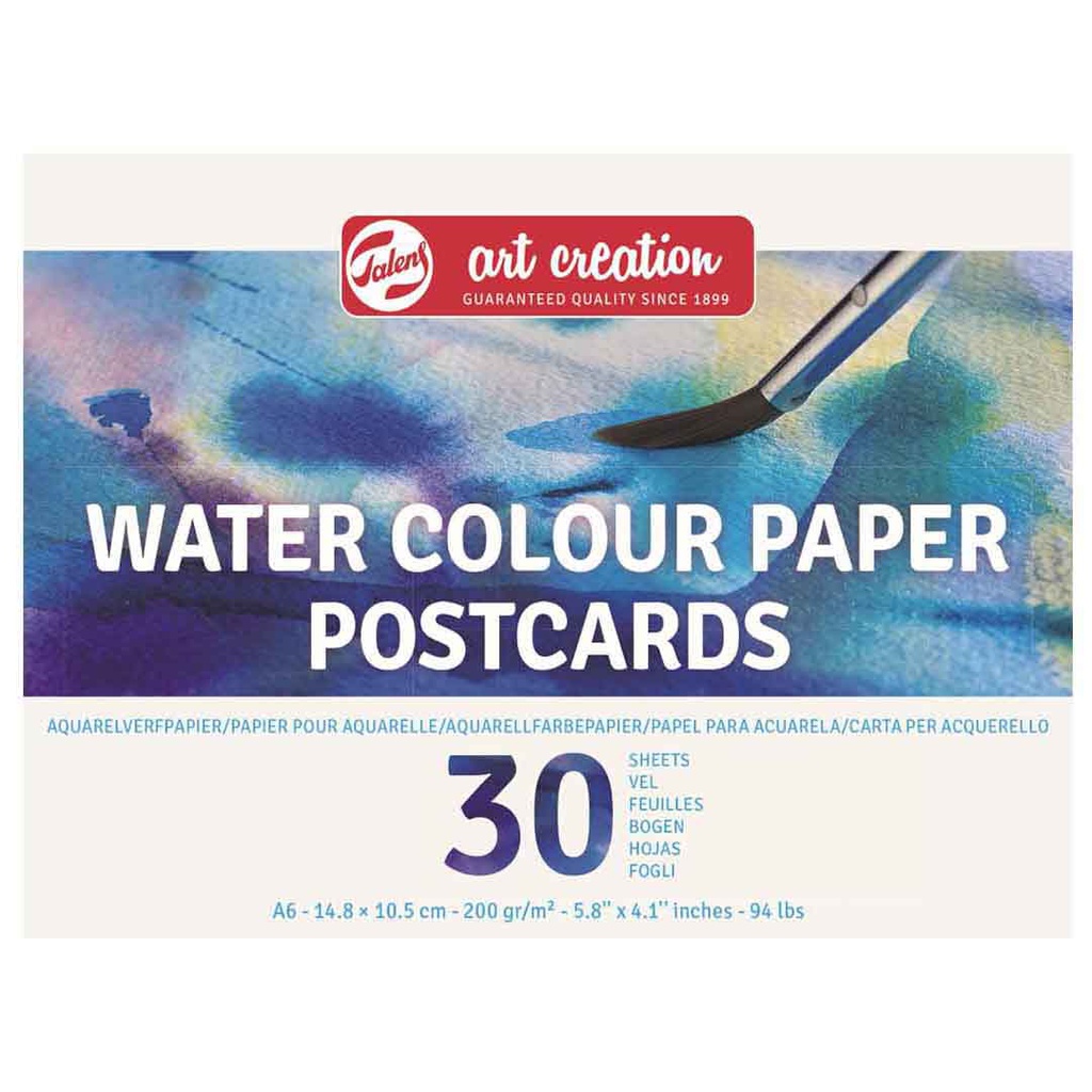 Art Creation sketch book  water color paper  postcards10,5X15 FSC-MIX