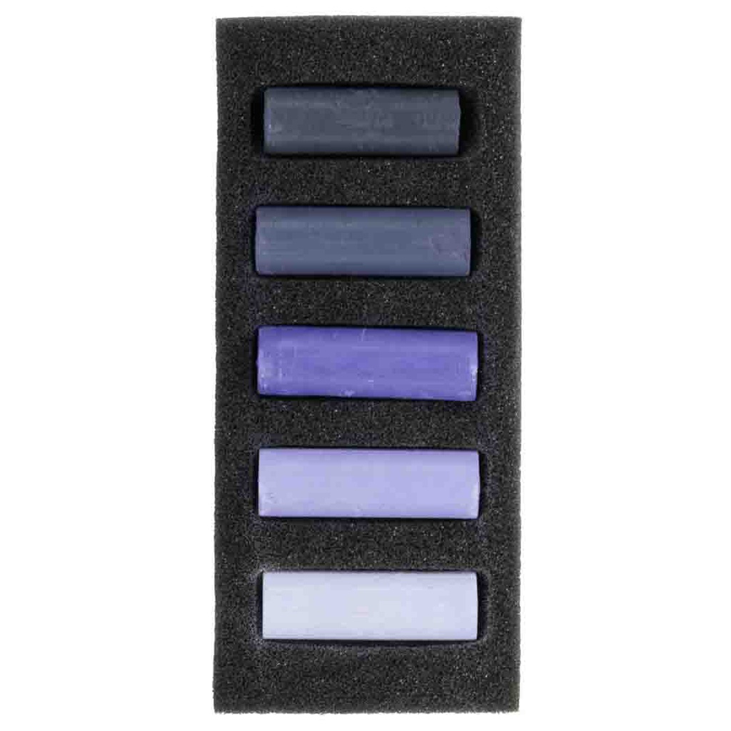 Rembrandt soft pastels  set DEEP VIOLETS 5.5