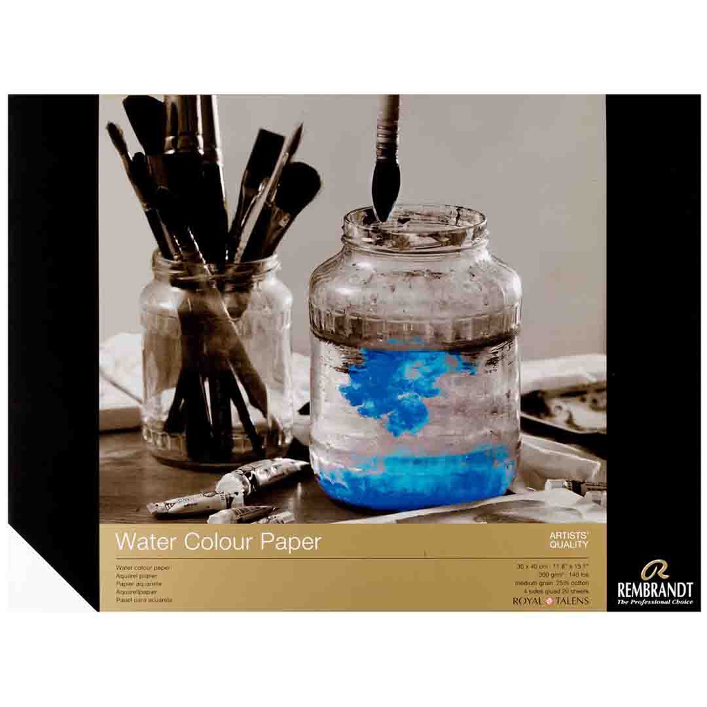 Rembrandt water color   paper  30X40 300G FSC MIX