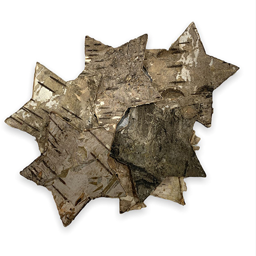 خشب شجر أشكال نجوم للأعمال الفنية 6 قطعة CA-686