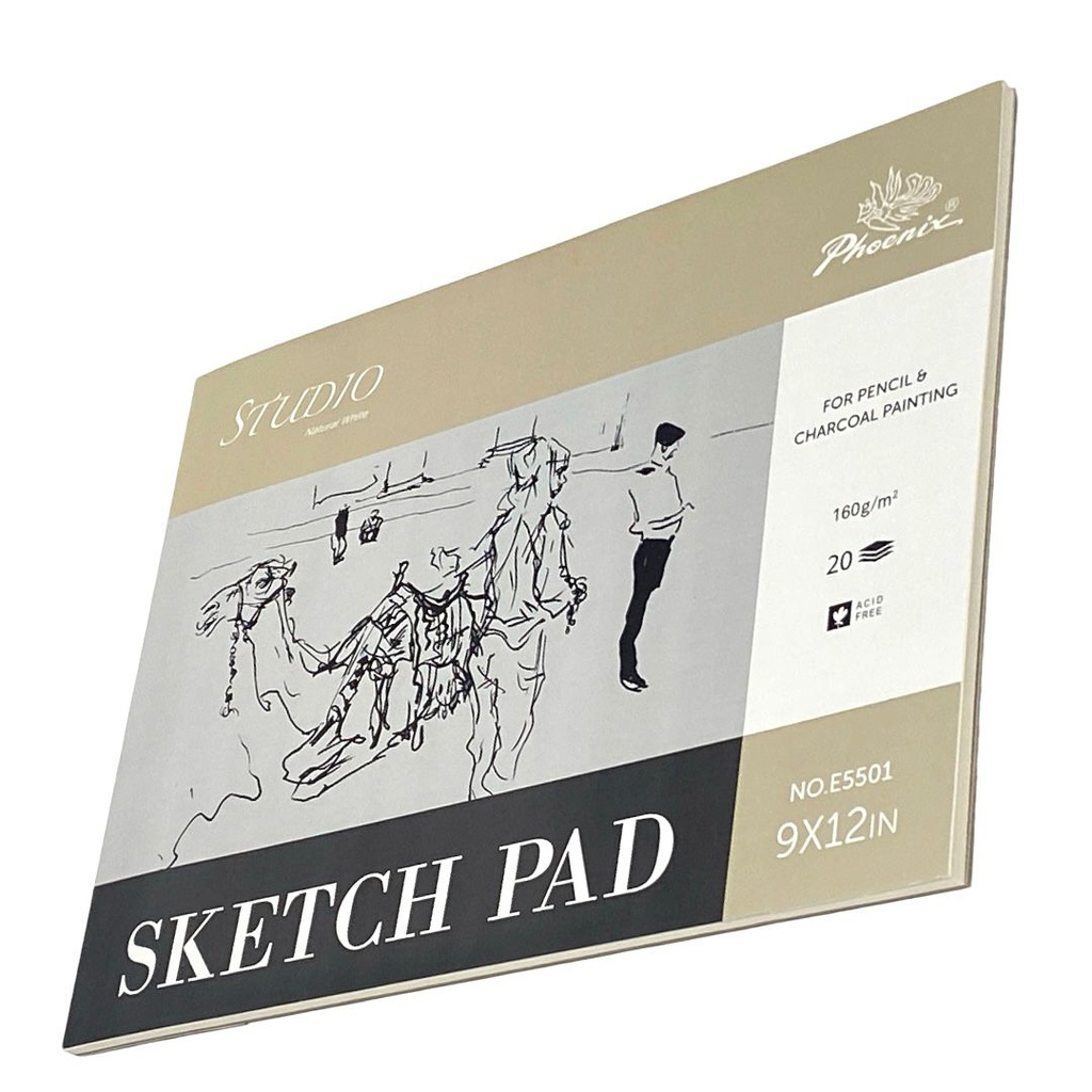 Phoenix Sketch pad 160GSM 20sheet 9X12IN