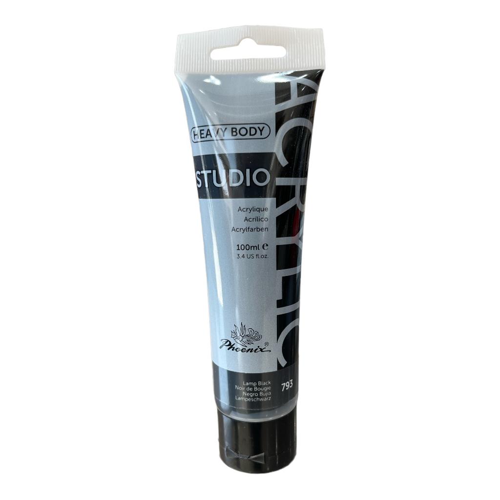 Phoenix HB Acrylic 100ML Tube Lamp Black 793