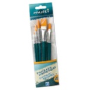 Lefranc &amp; Bourgeois multi brush value back of 6